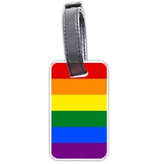 Lgbt Rainbow Pride Flag Luggage Tag (one Side)