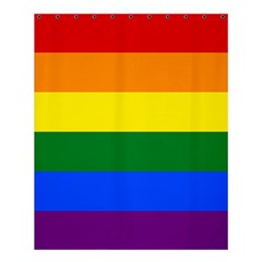 Lgbt Rainbow Pride Flag Shower Curtain 60  X 72  (medium)  by lgbtnation