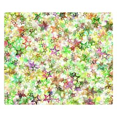 Background Christmas Star Advent Double Sided Flano Blanket (small) 