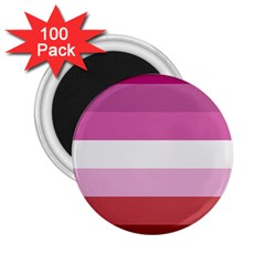 Lesbian Pride Flag 2 25  Magnets (100 Pack) 