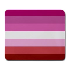 Lesbian Pride Flag Large Mousepads