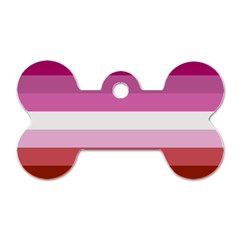 Lesbian Pride Flag Dog Tag Bone (one Side) by lgbtnation