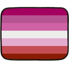 Lesbian Pride Flag Fleece Blanket (mini) by lgbtnation