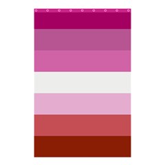 Lesbian Pride Flag Shower Curtain 48  X 72  (small)  by lgbtnation