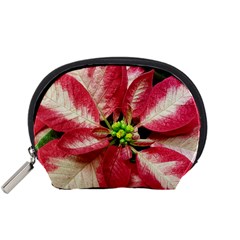 Christmas Poinsettia Deco Jewellery Accessory Pouch (small)