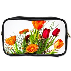 Tulip Gerbera Composites Broom Toiletries Bag (one Side)