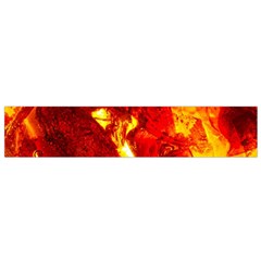 Bernstein Burning Stone Gem Small Flano Scarf by Pakrebo