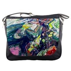 Paint Acrylic Paint Art Colorful Messenger Bag by Pakrebo