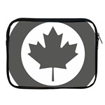 Roundel of Canadian Air Force - Low Visibility Apple iPad 2/3/4 Zipper Cases Front