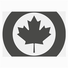 Roundel Of Canadian Air Force - Low Visibility Large Glasses Cloth by abbeyz71