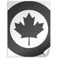 Roundel Of Canadian Air Force - Low Visibility Canvas 18  X 24  by abbeyz71