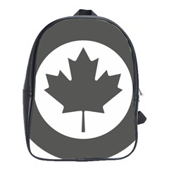 Roundel Of Canadian Air Force - Low Visibility School Bag (large) by abbeyz71