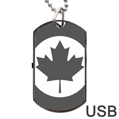 Roundel Of Canadian Air Force - Low Visibility Dog Tag Usb Flash (one Side) by abbeyz71