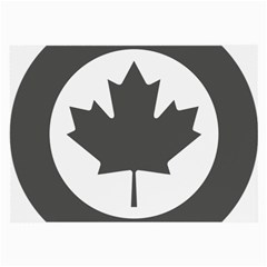 Roundel Of Canadian Air Force - Low Visibility Large Glasses Cloth (2 Sides) by abbeyz71