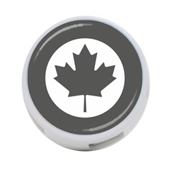 Roundel Of Canadian Air Force - Low Visibility 4-port Usb Hub (one Side) by abbeyz71