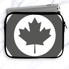 Roundel Of Canadian Air Force - Low Visibility Apple Ipad 2/3/4 Zipper Cases by abbeyz71