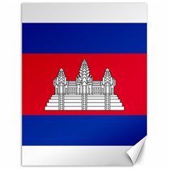 National Flag Of Cambodia Canvas 12  X 16  by abbeyz71