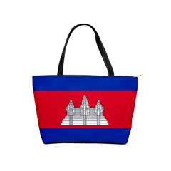 National Flag Of Cambodia Classic Shoulder Handbag by abbeyz71