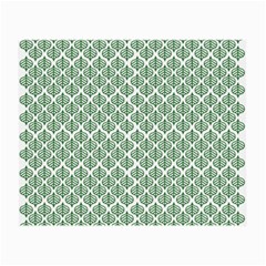 Green Leaf Pattern Small Glasses Cloth