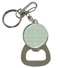 Green Leaf Pattern Bottle Opener Key Chain by Alisyart