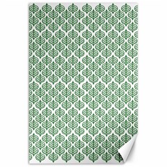 Green Leaf Pattern Canvas 20  x 30 