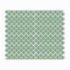 Green Leaf Pattern Small Glasses Cloth (2 Sides)