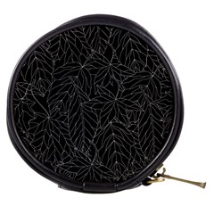 Autumn Leaves Black Mini Makeup Bag