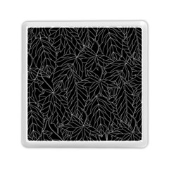 Autumn Leaves Black Memory Card Reader (Square)