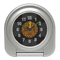 Background Design Pattern Tile Travel Alarm Clock