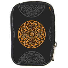 Background Design Pattern Tile Compact Camera Leather Case