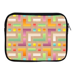 Abstract Background Colorful Apple Ipad 2/3/4 Zipper Cases