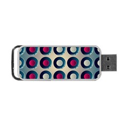 Background Colorful Abstract Portable Usb Flash (one Side) by HermanTelo