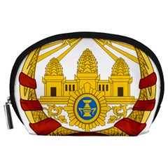 Coat Of Arms Of Khmer Republic, 1970-1975 Accessory Pouch (large) by abbeyz71