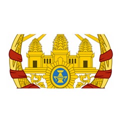 Coat Of Arms Of Khmer Republic, 1970-1975 Satin Wrap by abbeyz71