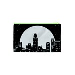 City Night Moon Star Cosmetic Bag (XS) Back