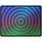 Blue Green Abstract Background Double Sided Fleece Blanket (Large)  80 x60  Blanket Front