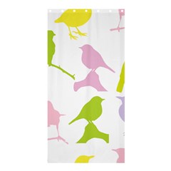 Birds Colourful Background Shower Curtain 36  X 72  (stall)  by HermanTelo
