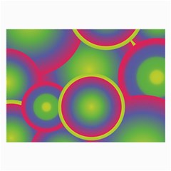 Background Colourful Circles Large Glasses Cloth by HermanTelo