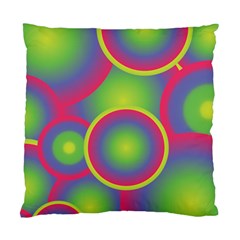 Background Colourful Circles Standard Cushion Case (two Sides) by HermanTelo
