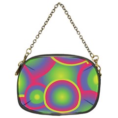 Background Colourful Circles Chain Purse (two Sides) by HermanTelo