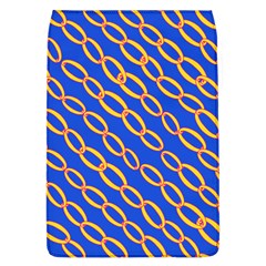 Blue Abstract Links Background Removable Flap Cover (l)