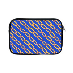 Blue Abstract Links Background Apple Ipad Mini Zipper Cases by HermanTelo
