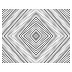 Black White Grey Pinstripes Angles Double Sided Flano Blanket (medium)  by HermanTelo