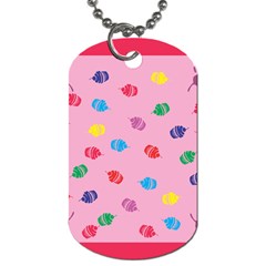 Cupcakes Food Dessert Celebration Dog Tag (two Sides) by HermanTelo