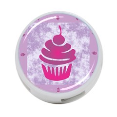 Cupcake Food Purple Dessert Baked 4-Port USB Hub (Two Sides)