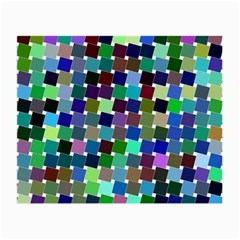 Geometric Background Colorful Small Glasses Cloth (2 Sides) by HermanTelo