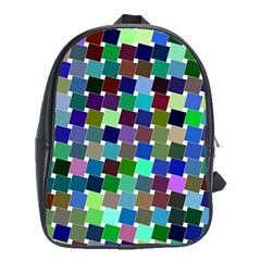 Geometric Background Colorful School Bag (xl) by HermanTelo