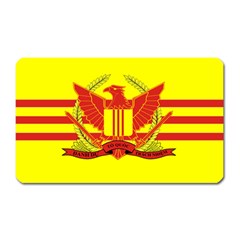 War Flag Of South Vietnam Magnet (rectangular) by abbeyz71