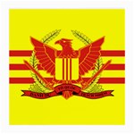 War Flag of South Vietnam Medium Glasses Cloth Front