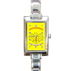 Flag Of Republic Of Vietnam Military Forces Rectangle Italian Charm Watch by abbeyz71